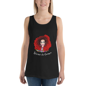 Big Hair, Don't Care Tank Top Black