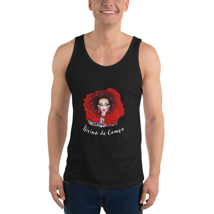 Big Hair, Don't Care Tank Top Black
